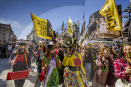 Several activist groups meet at Hyde Park corner and march to Parliament square to protest on the controversial Police, Crime, Sentencing and Courts Bill. Jeremy Corbyn gives a speech.