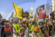 Several activist groups meet at Hyde Park corner and march to Parliament square to protest on the controversial Police, Crime, Sentencing and Courts Bill. Jeremy Corbyn gives a speech.