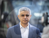 Sadiq Khan, Labour’s Mayor of London, unveils a new campaign advert urging Londoners to register for a postal vote ahead of the deadline
