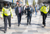 The Mayor of London, Sadiq Khan and the Shadow Home Secretary, Nick Thomas-Symonds join Met police officers for a walkabout in Ilford, London, Great Britain 
20th April 2021

Mayor of London election campaign 2021

Sadiq Khan,  Mayor of London 
Nick