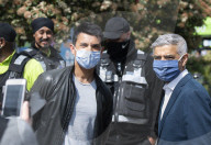 The Mayor of London, Sadiq Khan and the Shadow Home Secretary, Nick Thomas-Symonds join Met police officers for a walkabout in Ilford, London, Great Britain 
20th April 2021

Mayor of London election campaign 2021

Sadiq Khan,  Mayor of London 
Nick