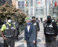 The Mayor of London, Sadiq Khan and the Shadow Home Secretary, Nick Thomas-Symonds join Met police officers for a walkabout in Ilford, London, Great Britain 
20th April 2021

Mayor of London election campaign 2021

Sadiq Khan,  Mayor of London 
Nick