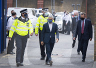 The Mayor of London, Sadiq Khan and the Shadow Home Secretary, Nick Thomas-Symonds join Met police officers for a walkabout in Ilford, London, Great Britain 
20th April 2021

Mayor of London election campaign 2021

Sadiq Khan,  Mayor of London 
Nick