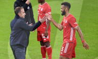 SPORT - Trainer Hansi Flick beim Spiel Bayern München gegen Leverkusen