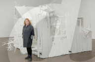 Artist Rachel Whiteread at the Gagosian Gallery