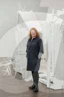 Artist Rachel Whiteread at the Gagosian Gallery