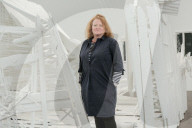 Artist Rachel Whiteread at the Gagosian Gallery