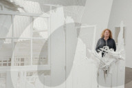 Artist Rachel Whiteread at the Gagosian Gallery