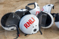 ‘Respect the water’: RNLI lifeguard training in Cornwall. Ahead of a busy summer of domestic tourism in the UK, qualified lifeguards and trainees rehearse life-saving procedures