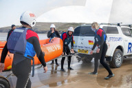 ‘Respect the water’: RNLI lifeguard training in Cornwall. Ahead of a busy summer of domestic tourism in the UK, qualified lifeguards and trainees rehearse life-saving procedures