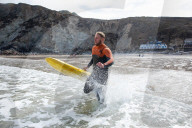 ‘Respect the water’: RNLI lifeguard training in Cornwall. Ahead of a busy summer of domestic tourism in the UK, qualified lifeguards and trainees rehearse life-saving procedures