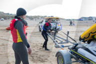 ‘Respect the water’: RNLI lifeguard training in Cornwall. Ahead of a busy summer of domestic tourism in the UK, qualified lifeguards and trainees rehearse life-saving procedures