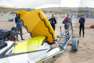 ‘Respect the water’: RNLI lifeguard training in Cornwall. Ahead of a busy summer of domestic tourism in the UK, qualified lifeguards and trainees rehearse life-saving procedures