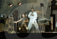 Peter Gabriel
 en spectacle, le 20 juillet 1983, a la Place des nations

