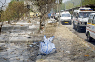 NEWS - Coronavirus: Einäscherung von Covid-19-Opfern, Ghaziabad, Uttar Pradesh, Indien