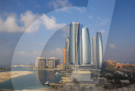 United Arab Emirates, Abu Dhabi, United View of Etihad Towers