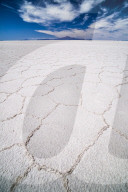 Uyuni Salt Flats patterns landscape (Salar de Uyuni), Uyuni, Bolivia