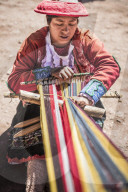 Ccaccaccollo weaving community, Sacred Valley of the Incas, near Cusco, Peru