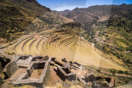 Pisac Inca Ruins, Sacred Valley of the Incas (Urubamba Valley), near Cusco, Peru