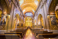 La Iglesia de la CompaÃ±Ã­a de Jesus, City of Quito, Ecuador, South America