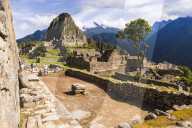 Machu Picchu Inca ruins and Huayna Picchu (Wayna Picchu), Cusco Region, Peru