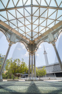 National Mosque (Masjid Negara Mosque or Grand Mosque), Kuala Lumpur, Malaysia