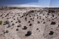 Boulders at Valley of the Moon (Valle de la Luna), Ischigualasto Provincial Park, San Juan Province, North Argentina