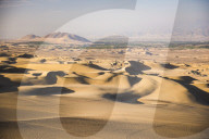 Sand dunes in the desert at Huacachina, Ica Region, Peru