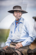 Gauchos on a traditional Argentinian cattle farm, Estancia San Juan de Poriahu, Ibera Wetlands, Corrientes Province, Argentina