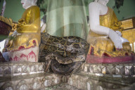 'Snake Temple' (Mwe Paya) between Dalah and Twante, accross the river from Yangon, Myanmar (Burma)