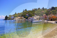 Loggos Harbour, Paxos, The Ionian Islands, Greek Islands, Greece, Europe