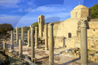 12th Century Stone Church of Agia Kyriaki, Pathos, Cyprus, Eastern Mediterranean Sea