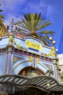 Art Deco Cafe in San Telmo Park, Triana District, Las Palmas de Gran Canaria, Gran Canaria, Canary Islands, Spain, Atlantic Ocea