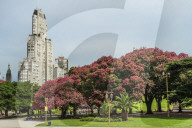Kavanagh building, San Martin Park, Buenos Aires City, Argentina, South America