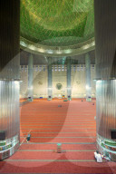 Interior of the Istiqlal Mosque, or Masjid Istiqlal, (Independence Mosque), the largest mosque in Southeast Asia
