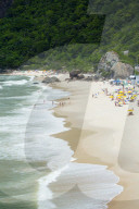 Rio de Janeiro, Prainha beach near the Olympic site in Barra da Tijuca/Recreio dos Bandeirantes