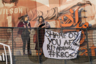Thousands of Arsenal fans stage protest against Kroenke outside stadium. Around 3,000 fans outside stadium before Everton game. Spotify founder Daniel Ek ‘happy to throw my hat in the ring’