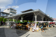 Covered Spice market, Pointe-a-pitre, Guadeloupe, France