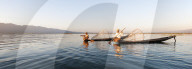 Traditional fisherman on Inle lake