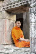 Bonk at the Bayon temple, Angkor watts