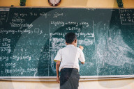 Primary school, Pong Teuk, Cambodia