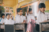 Primary school, Pong Teuk, Cambodia