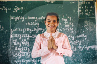 Primary school, Pong Teuk, Cambodia