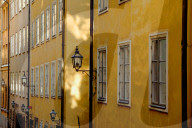 Colourful buildings,Stockholm, Sweden