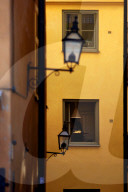 Colourful buildings,Stockholm, Sweden