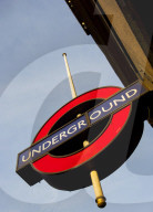 Underground/tube sign, London