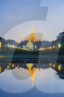 Shwedagon Pagoda, the most sacred Buddhist pagoda in Myanmar, Yangon (Rangoon), Myanmar (Burma), Asia