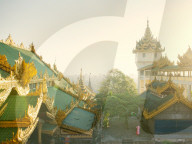 Shwedagon Pagoda, the most sacred Buddhist pagoda in Myanmar, Yangon (Rangoon), Myanmar (Burma), Asia