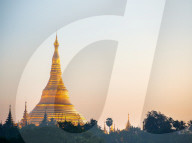 Shwedagon Pagoda, the most sacred Buddhist pagoda in Myanmar, Yangon (Rangoon), Myanmar (Burma), Asia
