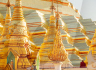 Shwedagon Pagoda, the most sacred Buddhist pagoda in Myanmar, Yangon (Rangoon), Myanmar (Burma), Asia
